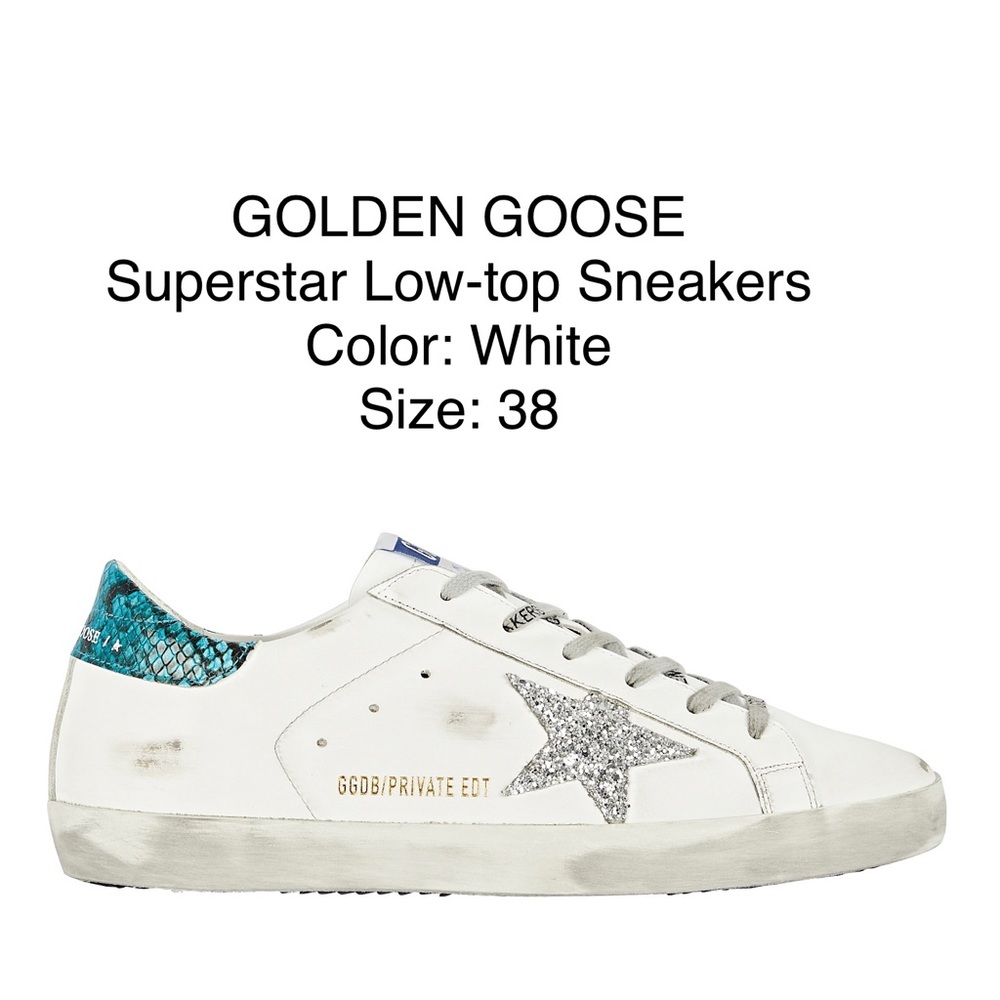 GOLDEN GOOSE
Superstar Low-top Sneakers
Color: White
Size: 38